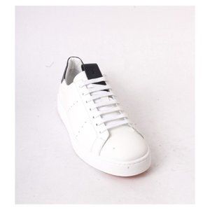 Roberto Serpentini 1993 White Leather Lace-Up Sneakers Shoes
